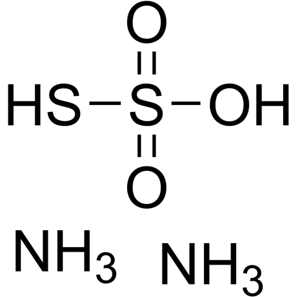 Ammonium thiosulfate Chemical Structure