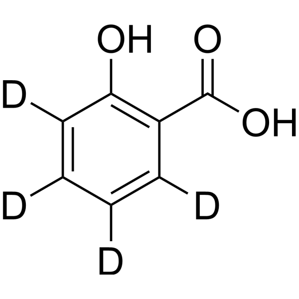 2-Carboxyphenol-d<sub>4</sub> Chemical Structure