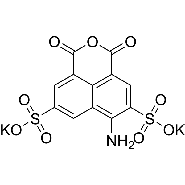 4-Amino-3,6-disulfonaphthalic anhydride dipotassium Chemical Structure