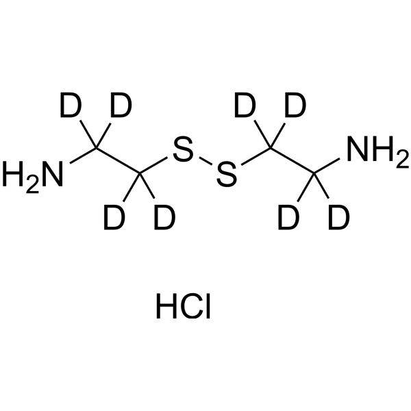 Cystamine-d<sub>8</sub> (dihydrochloride） Chemical Structure