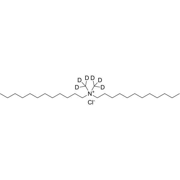 Didodecyldimethylammonium-d<sub>6</sub> chloride Chemical Structure