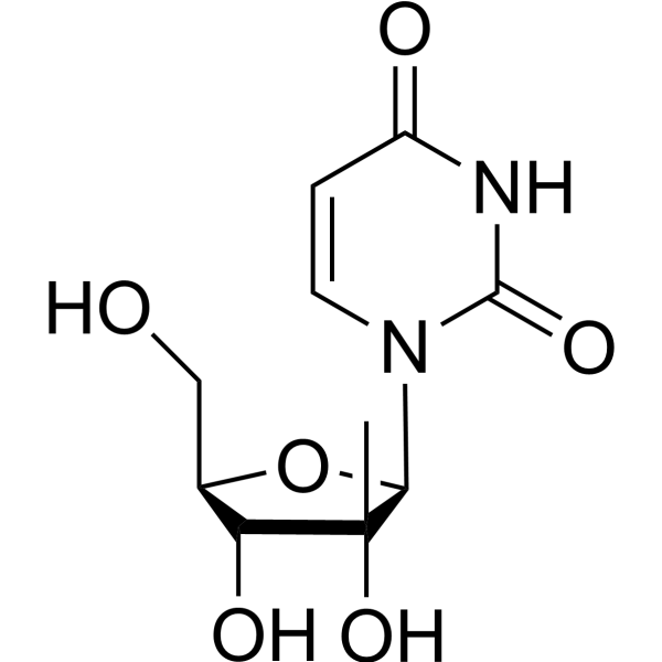 2'-C-methyluridine Chemical Structure
