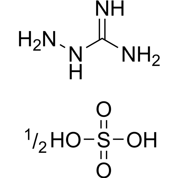 Aminoguanidine hemisulfate Chemical Structure