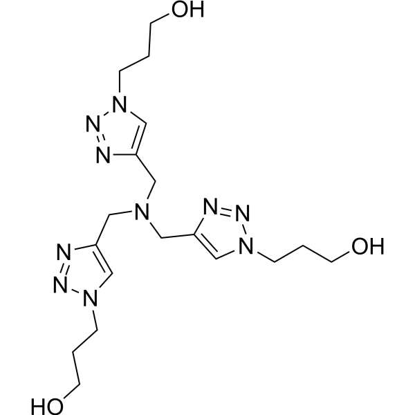 Tris(3-hydroxypropyltriazolylmethyl)amine Chemical Structure