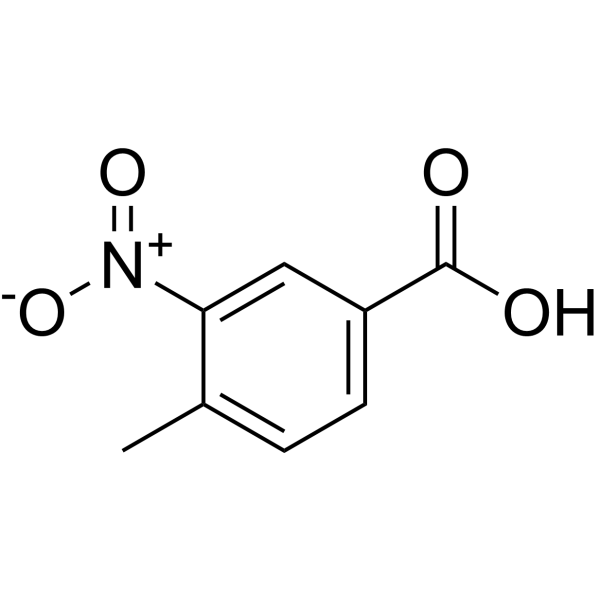 4-Methyl-3-nitrobenzoic acid Chemical Structure