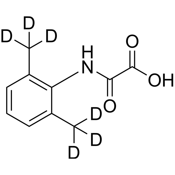 Lidocaine impurity 5-d<sub>6</sub> Chemical Structure