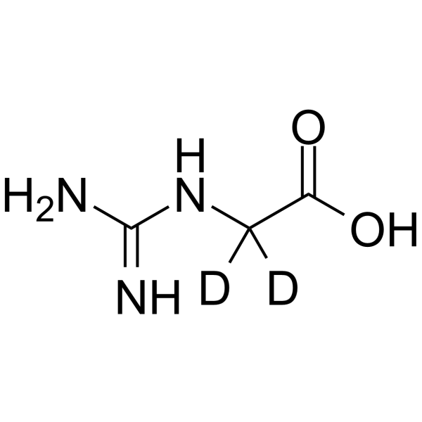 Glycocyamine-d<sub>2</sub> Chemical Structure