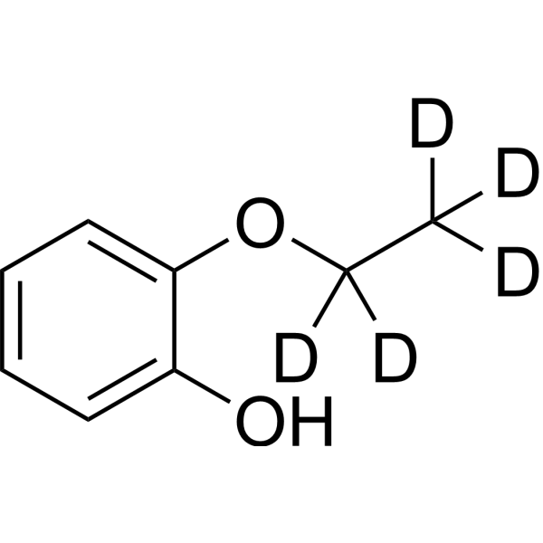 2-Ethoxyphenol-d<sub>5</sub> Chemical Structure