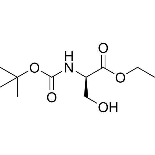 (<em>R</em>)-Ethyl 2-((tert-butoxycarbonyl)amino)-3-hydroxypropanoate