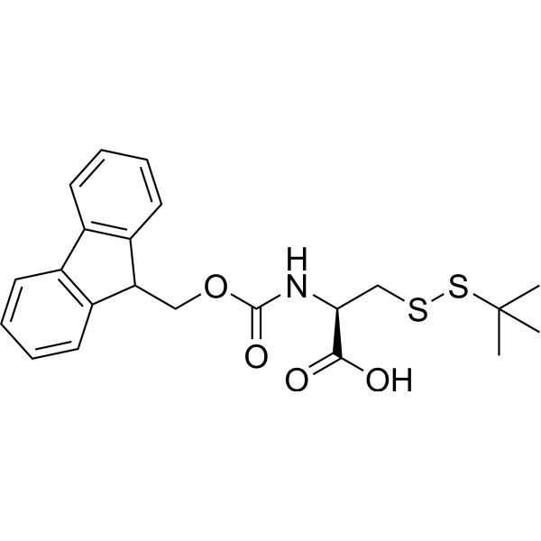 N-(((9H-Fluoren-9-yl)methoxy)carbonyl)-S-(<em>tert</em>-butylthio)-L-cysteine