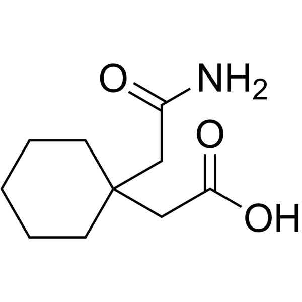 <em>2</em>-(1-(<em>2</em>-<em>Amino</em>-<em>2</em>-oxoethyl)cyclohexyl)acetic acid