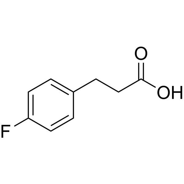 3-(4-Fluorophenyl)propanoic acid Chemical Structure
