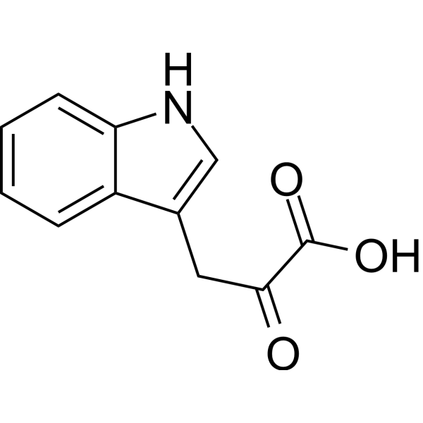 Indole-3-pyruvic acid Chemical Structure