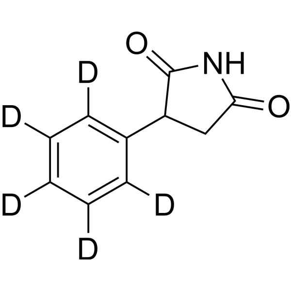 Norphensuximide-d<sub>5</sub> Chemical Structure