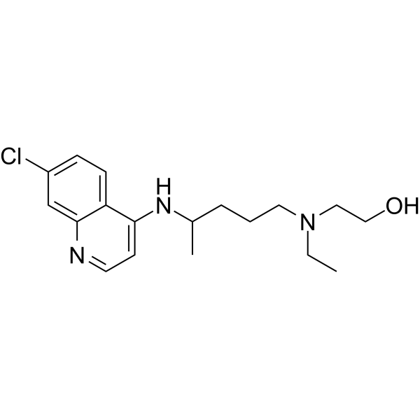 Hydroxychloroquine Chemical Structure