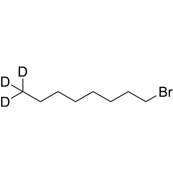 1-Bromooctane-8,8,8-d<sub>3</sub> Chemical Structure
