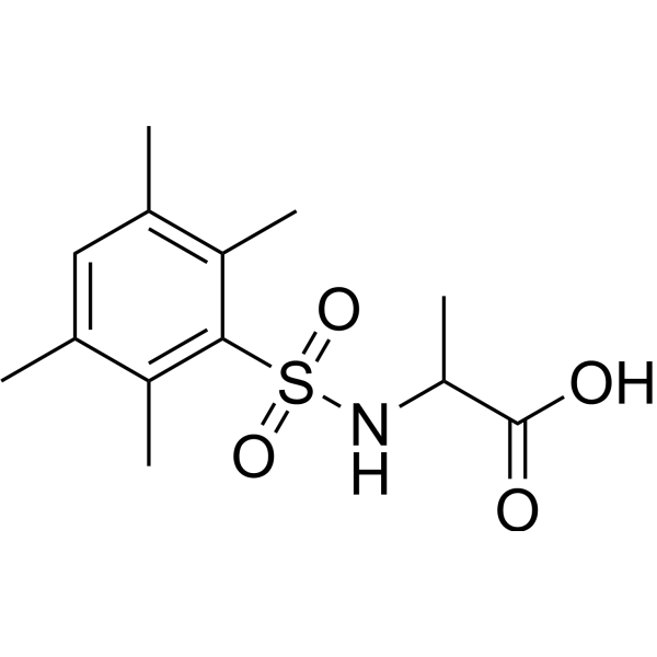 <em>N</em>-(2,3,5,6-Tetramethylphenylsulfonyl)-DL-alanine
