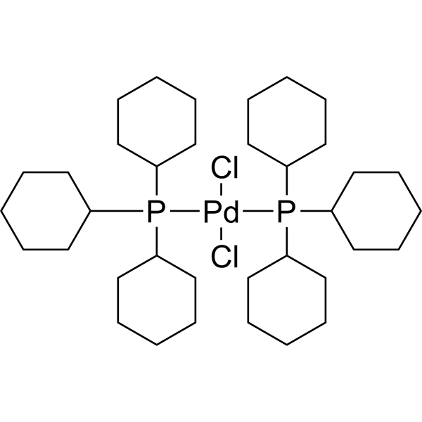 Dichlorobis(tricyclohexylphosphine)palladium(II) Chemical Structure
