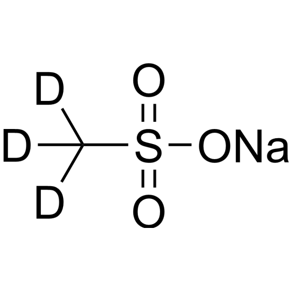 Sodium methanesulfonate-d<sub>3</sub> Chemical Structure