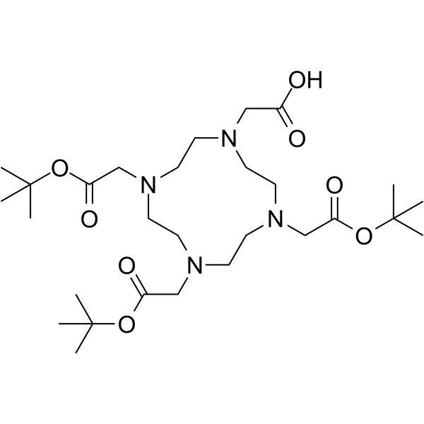 DOTA-tri(t-butyl ester) Chemical Structure