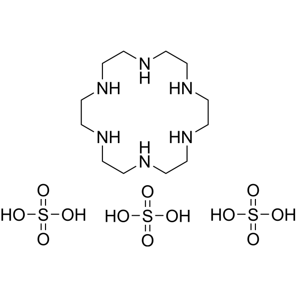 Hexacyclen trisulfate Chemical Structure
