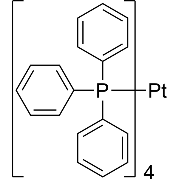 Tetrakis(triphenylphosphine)platinum Chemical Structure