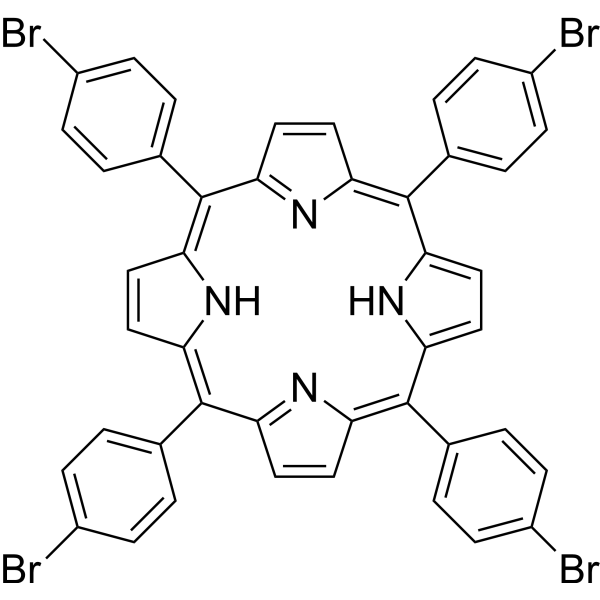 Tetra(p-bromophenyl)porphyrin Chemical Structure