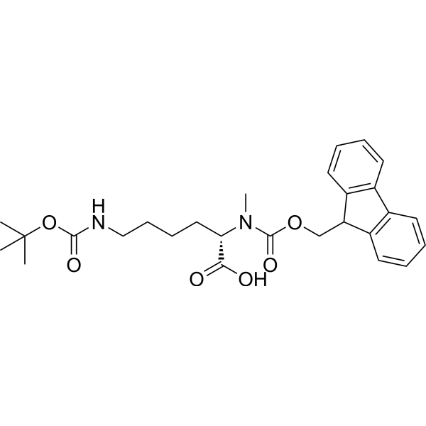 N2-(((9H-Fluoren-9-yl)methoxy)carbonyl)-N6-(tert-butoxycarbonyl)-N2-methyl-<em>L</em>-lysine