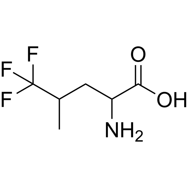 5,5,5-Trifluoro-DL-leucine Chemical Structure