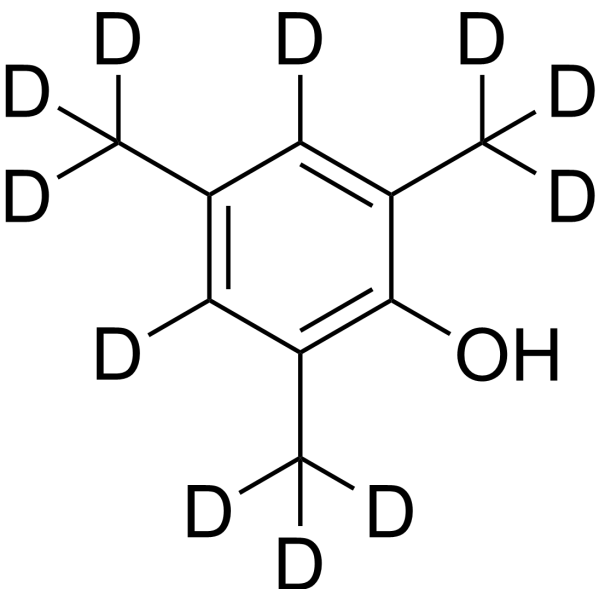 2,4,6-Trimethylphenol-d<sub>11</sub> Chemical Structure