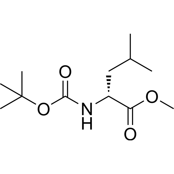 <em>Methyl</em> (<em>tert-butoxycarbonyl</em>)-D-<em>leucinate</em>