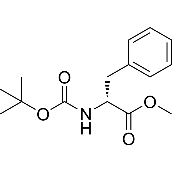 Methyl (tert-butoxycarbonyl)-D-phenylalaninate Chemical Structure