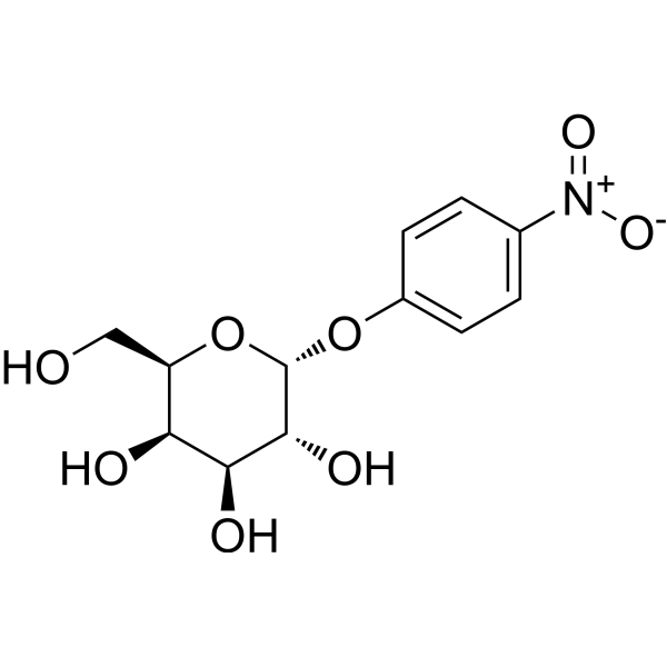 4-Nitrophenyl α-D-galactopyranoside Chemical Structure