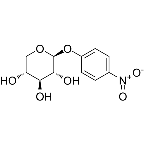 4-Nitrophenyl β-D-xylopyranoside Chemical Structure