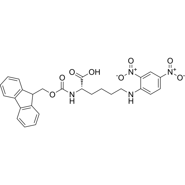 Fmoc-Lys(Dnp)-OH Chemical Structure