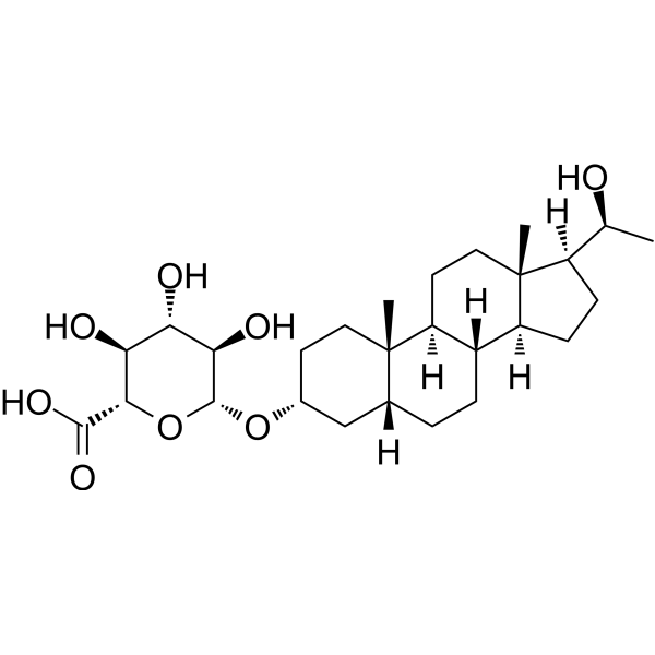 Pregnanediol 3-glucuronide Chemical Structure