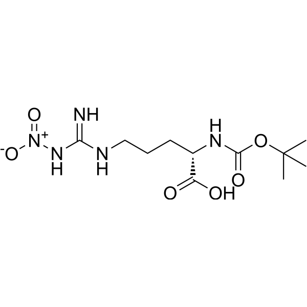 Boc-Arg(NO2)-OH Chemical Structure
