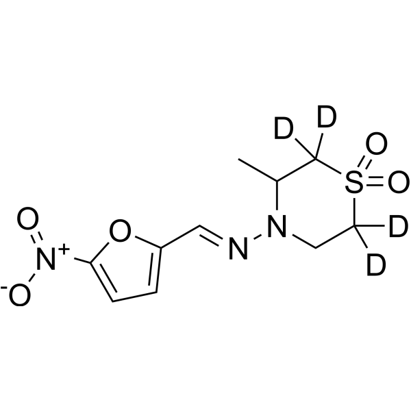 Nifurtimox-d<sub>4</sub> Chemical Structure