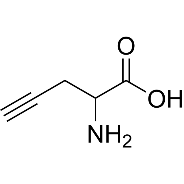 DL-Propargylglycine Chemical Structure