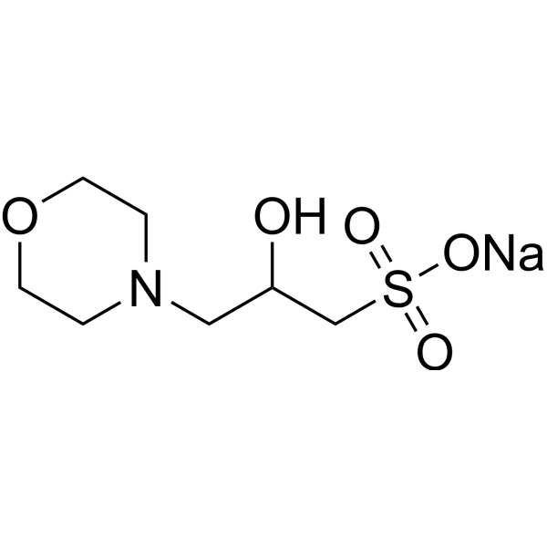 MOPSO sodium Chemical Structure
