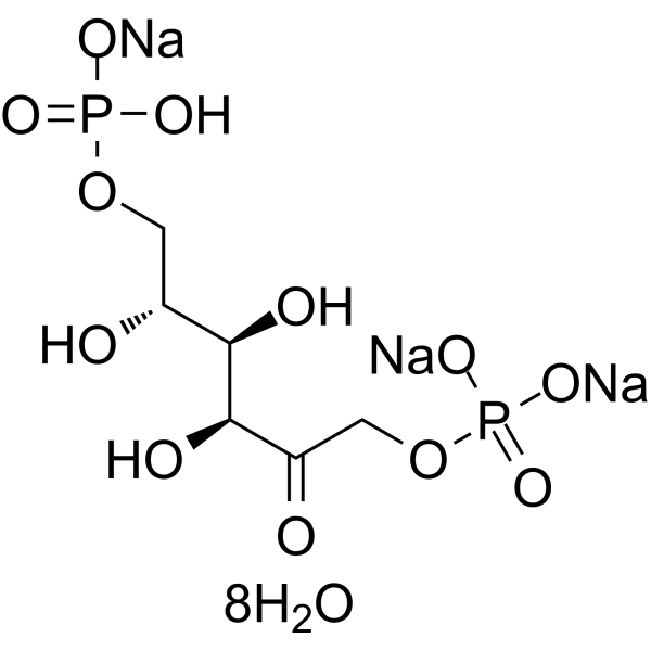 Fosfructose trisodium octahydrate Chemical Structure