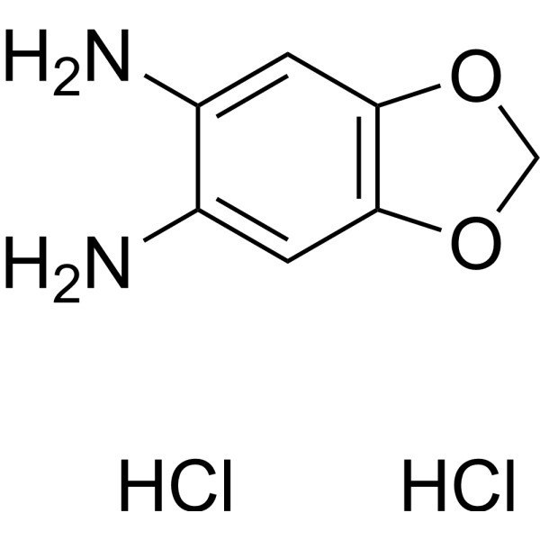 1,3-Benzodioxole-5,6-diamine dihydrochloride Chemical Structure