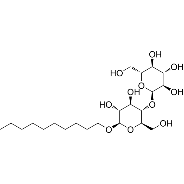 Decyl β-D-maltopyranoside Chemical Structure