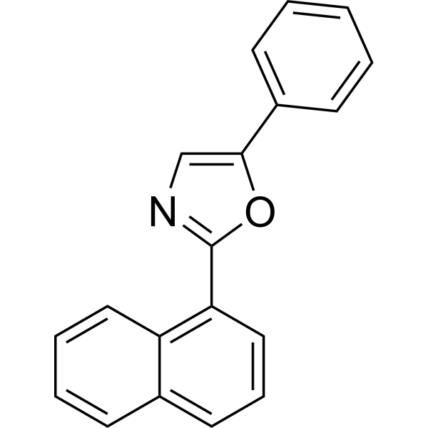 2-(Naphthalen-1-yl)-5-phenyloxazole Chemical Structure
