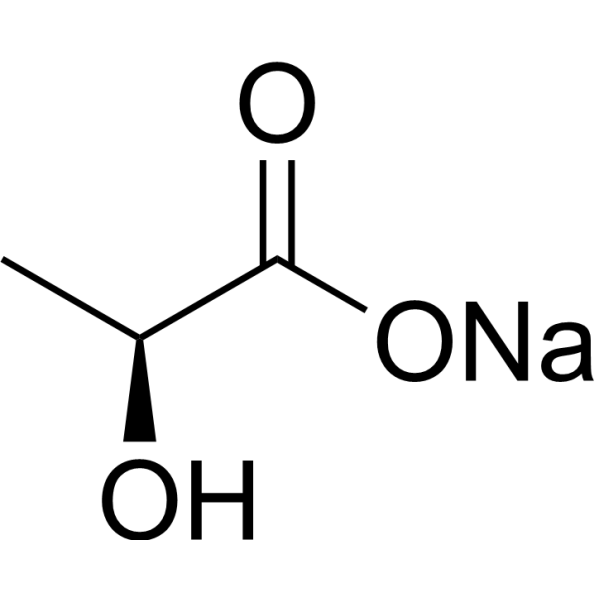 Sodium (S)-2-hydroxypropanoate (purity≥90%) Chemical Structure