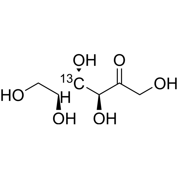 (3S,4R,5S)-1,3,4,5,6-Pentahydroxyhexan-2-one-13<em>C</em>