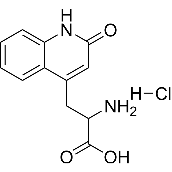 <em>2</em>-Amino-3-(<em>2</em>-oxo-1,<em>2</em>-dihydroquinolin-<em>4</em>-yl)propanoic acid hydrochloride