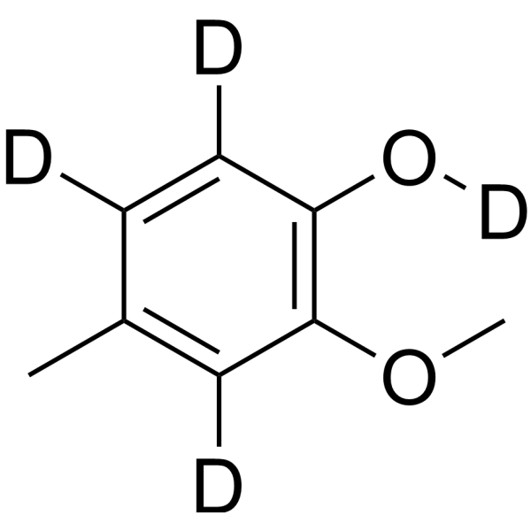 Creosol-d<sub>4</sub> Chemical Structure