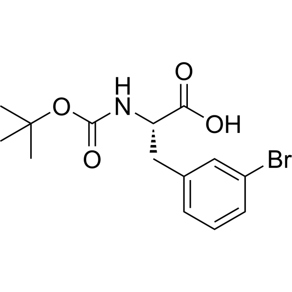Boc-Phe(3-Br)-OH Chemical Structure