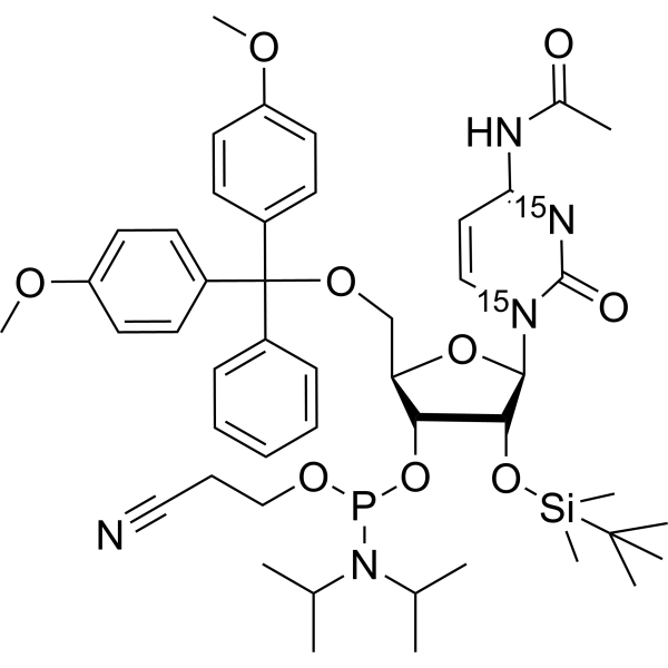 Ac-<em>rC</em> Phosphoramidite-15N2